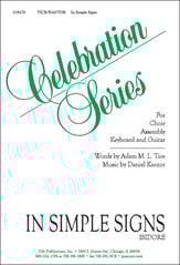 In Simple Signs SATB choral sheet music cover